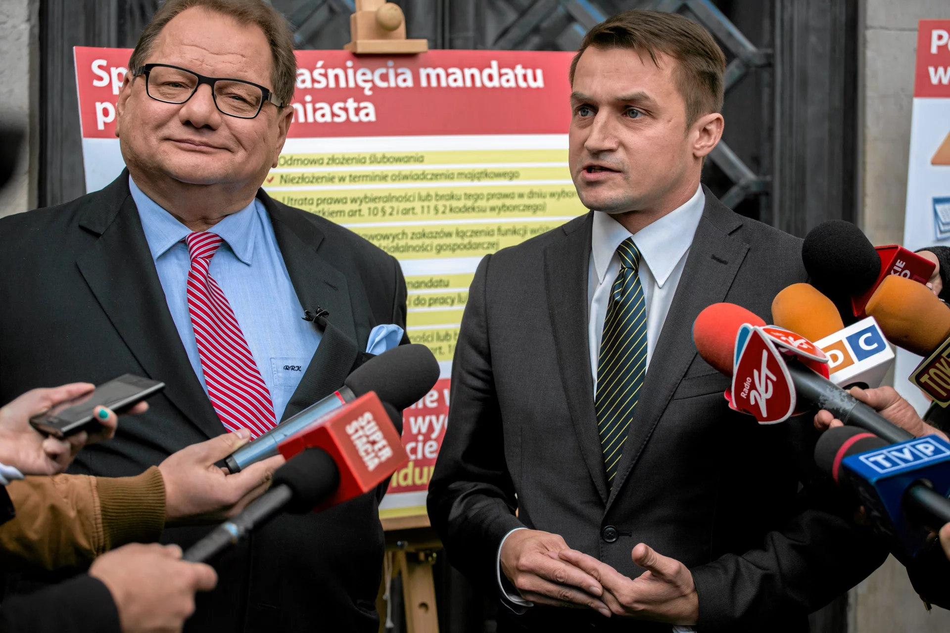 Piotr Guział z Ryszardem Kaliszem