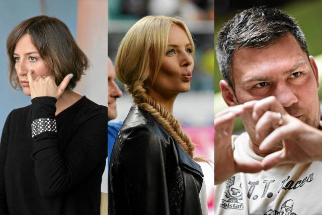 Maja Ostaszewska, Agnieszka Szulim i Dariusz Michalczewski