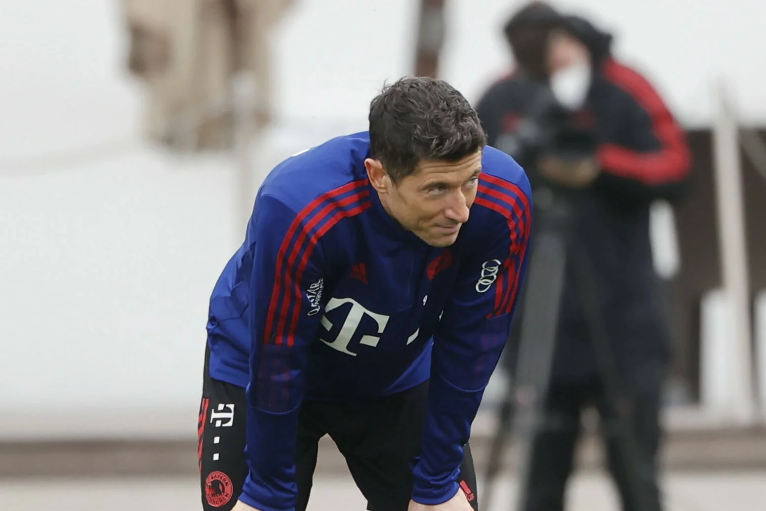 Robert Lewandowski doznał urazu i nie dokończył we wtorek treningu Bayernu Monachium