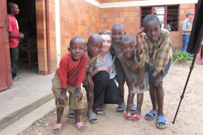 Plantacja kawy w Rwandzie.