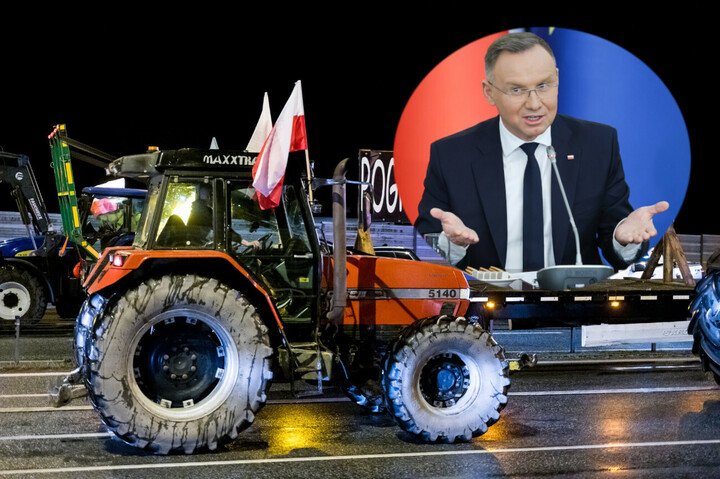 Duda zabrał głos ws. protestu rolników. Oto co usłyszeli ukraińscy dziennikarze.
