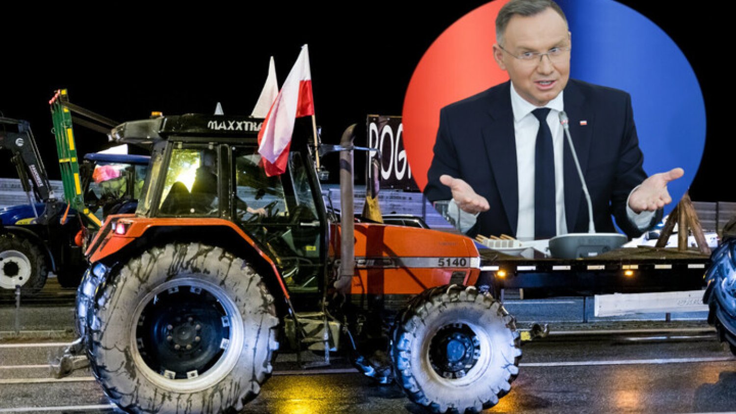 Duda zabrał głos ws. protestu rolników. Oto co usłyszeli ukraińscy dziennikarze.