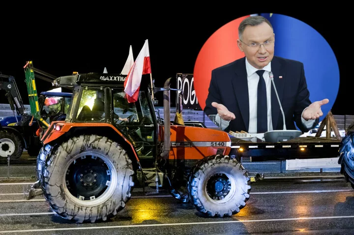 Duda zabrał głos ws. protestu rolników. Oto co usłyszeli ukraińscy dziennikarze.