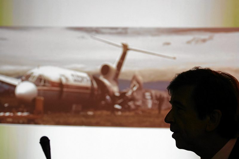 Prof. Wiesław Binienda podczas jednej z konferencji dotyczących Smoleńska