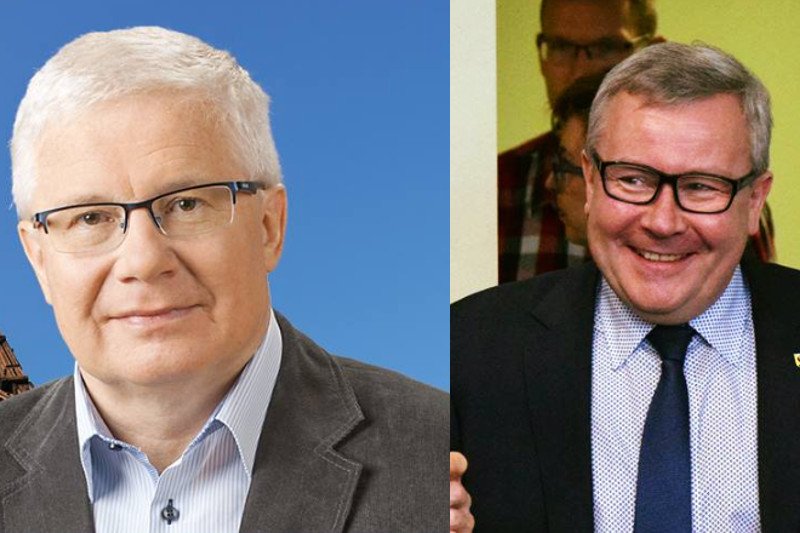 Od prawej: Adam Neumann i Jacek Milewski.