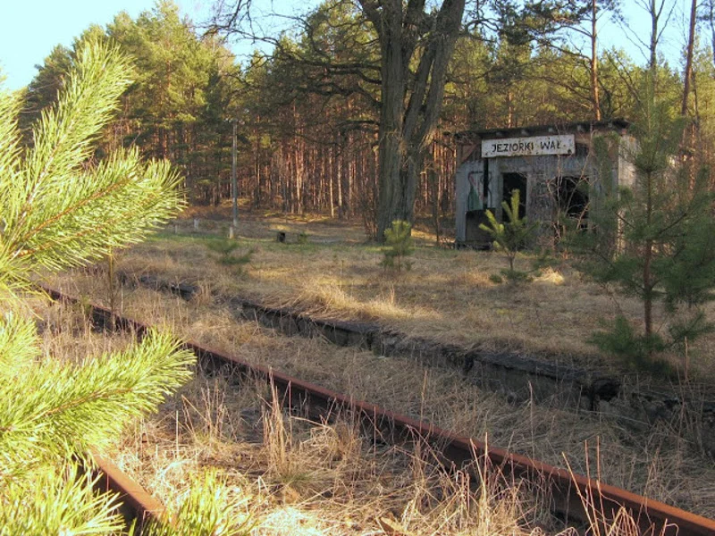 Przystanek Jeziorki na trasie Kalisz Pomorski - Wałcz (woj. zachodniopomorskie)