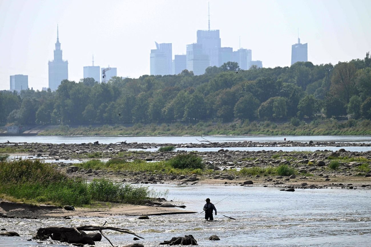 Wisła wysycha w ekspresowym tempie