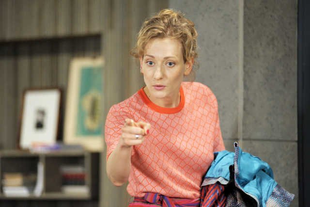 Magdalena Popławska na planie trzeciego sezonu serialu HBO "Bez Tajemnic". Premiera już 28 października.