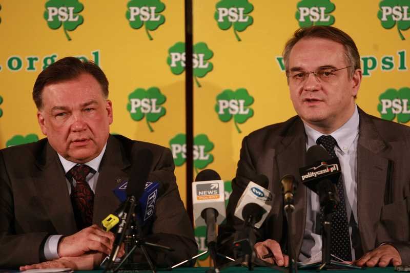 Na zdjęciu od lewej: Adam Struzik, Waldemar Pawlak