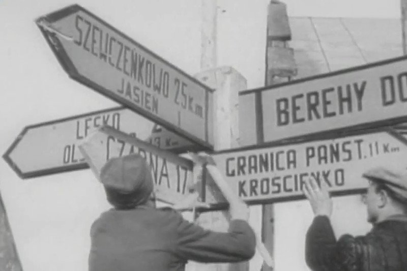 Stalinowskie wysiedlenia znad Bugu i z Bieszczadów – zapomniana "akcja H-T". Zdjęcie pochodzi z "Kroniki Filmowej" z 1951 r.