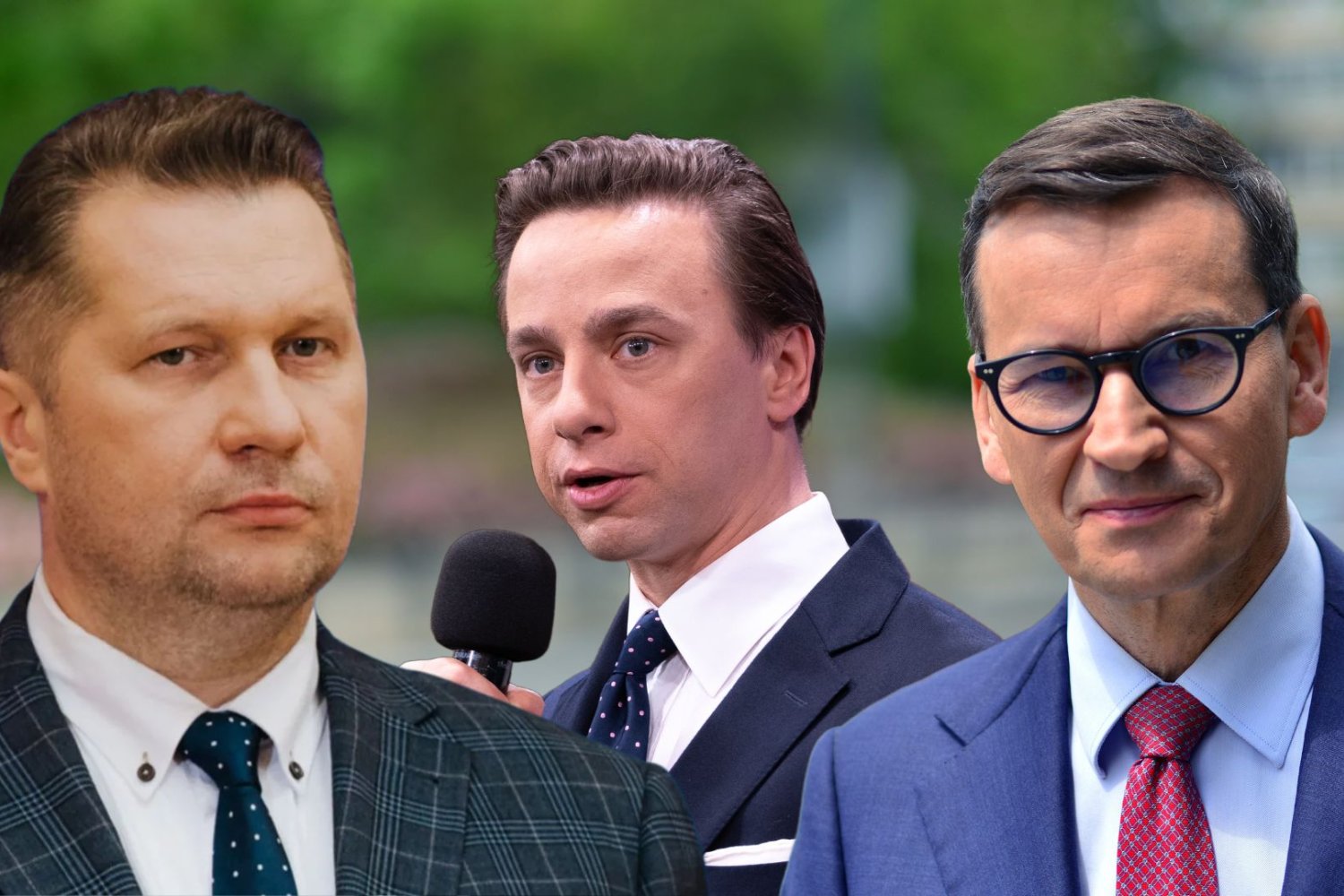 Przemysław Czarnek, Mateusz Morawiecki, Krzysztof Bosak
