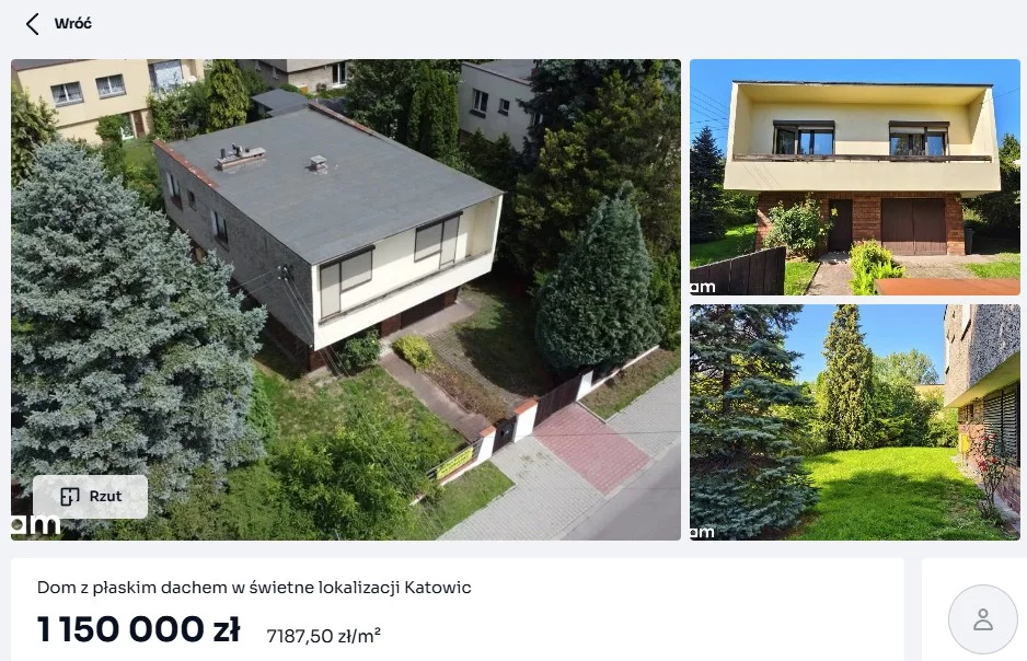 Kadr z ofertą sprzedaży szumperaka