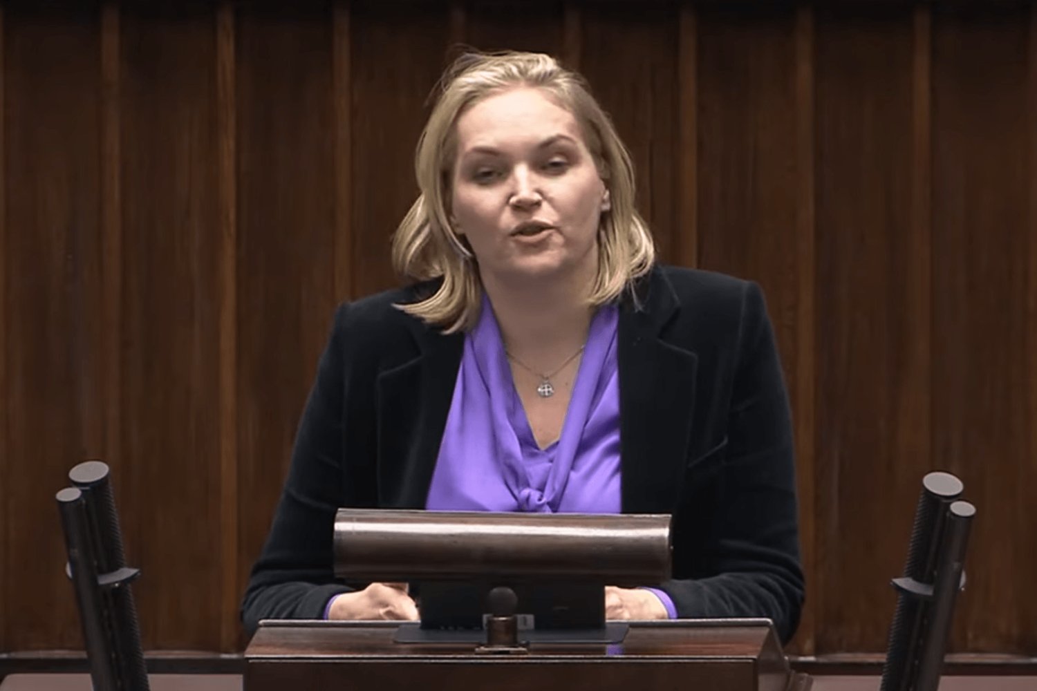 Dominika Chorosińska z PiS szczekała w Sejmie