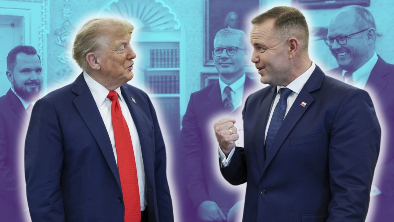 Trump namaścił Nawrockiego na zbawcę Europy. Znów zachwyca się "swoim" prezydentem