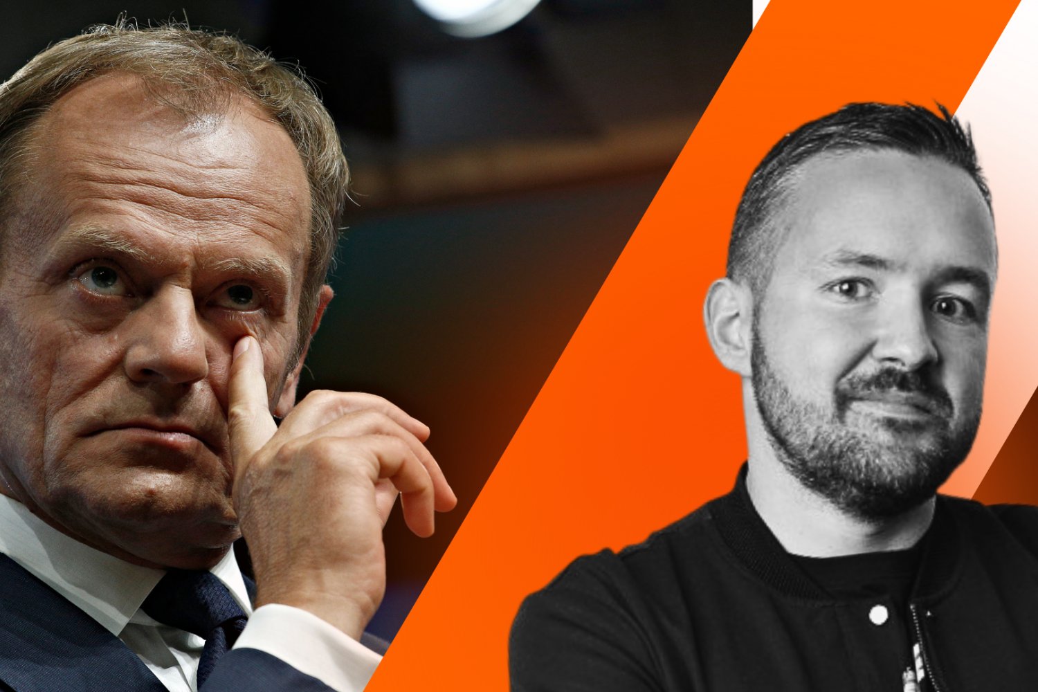 Donald Tusk i Maciej Bąk