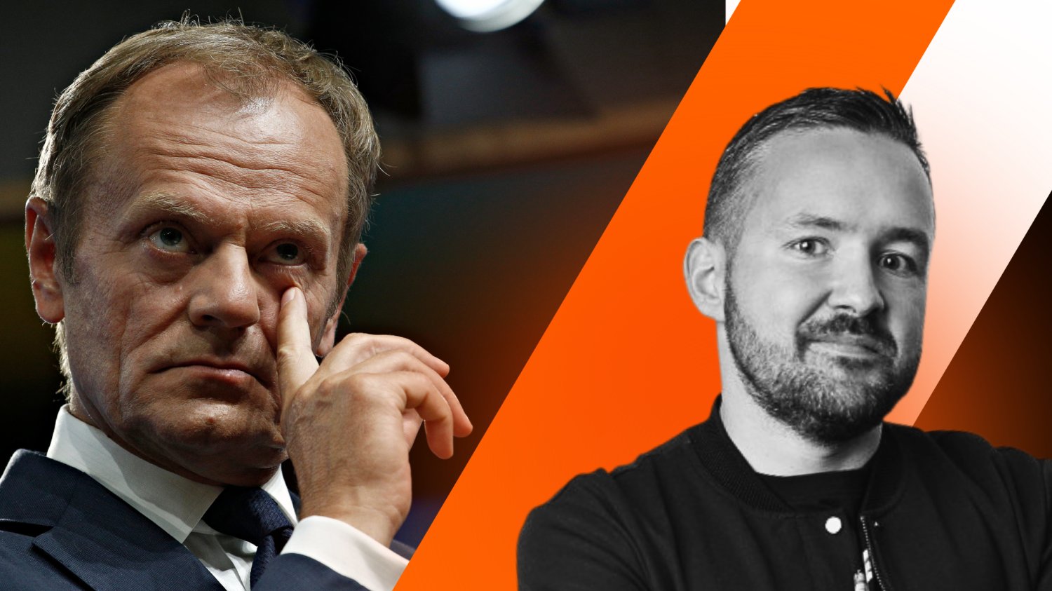 Donald Tusk i Maciej Bąk Donald Tusk i Maciej Bąk