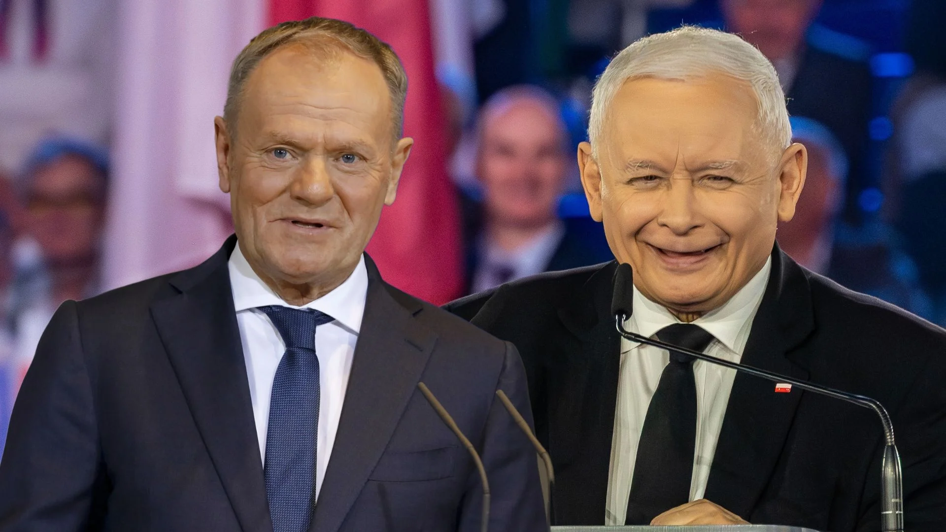 Po nowym sondażu Tusk i Kaczyński śmieją się rywalowi w twarz. Tylko 3,6 proc.