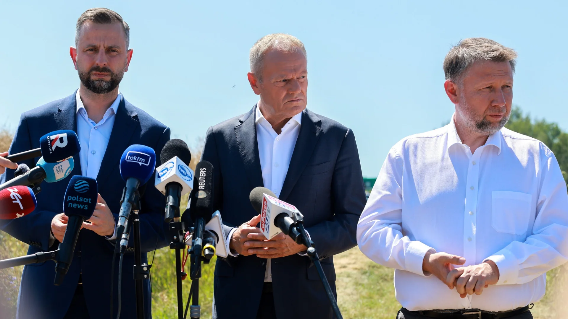 Ujawnili kulisy braku alarmów na Lubelszczyźnie. Pokazali, że organizacja leży Donald Tusk, Marcin Kierwiński, Władysław Kosiniak-Kamysz