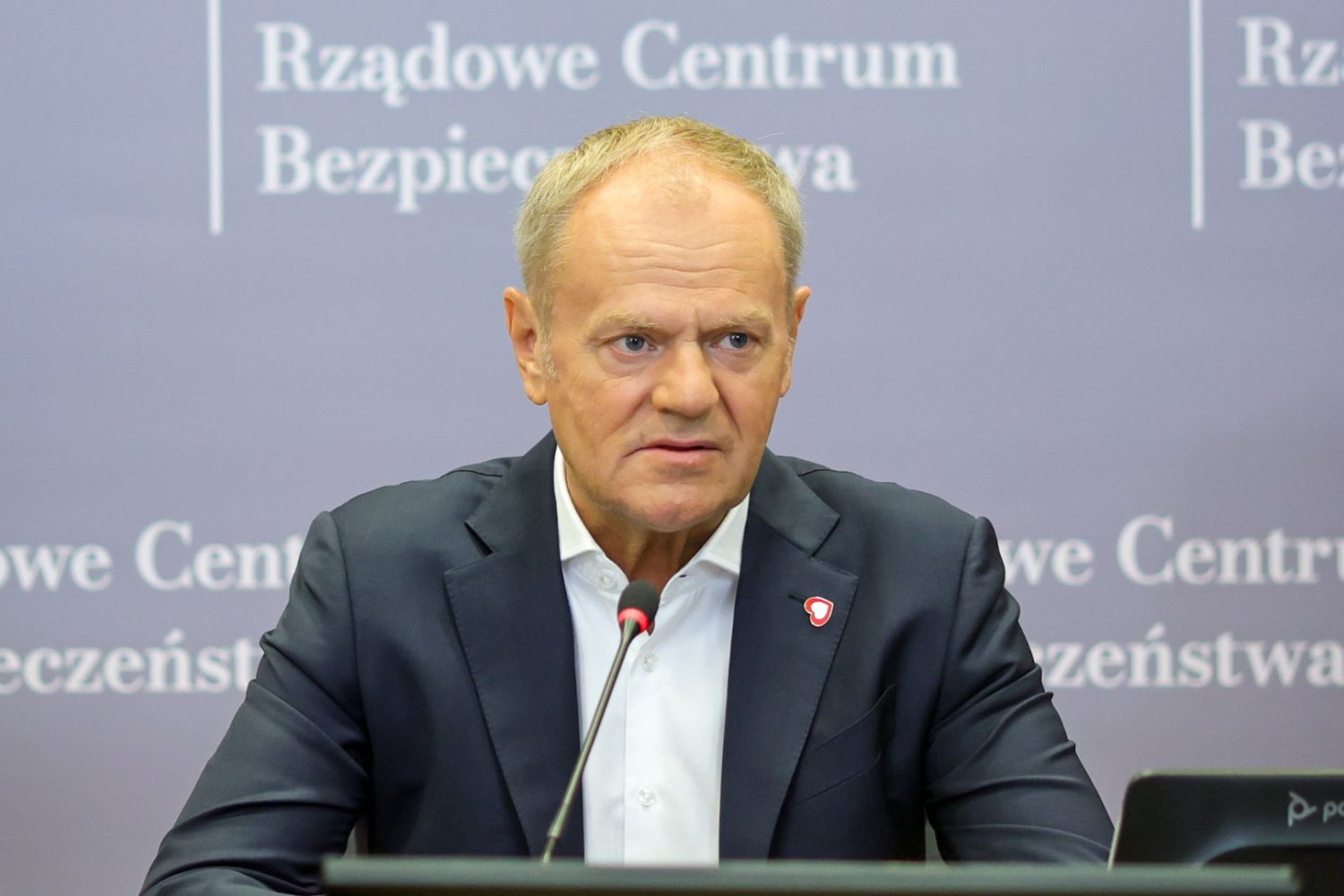 Donald Tusk w siedzibie RCB
