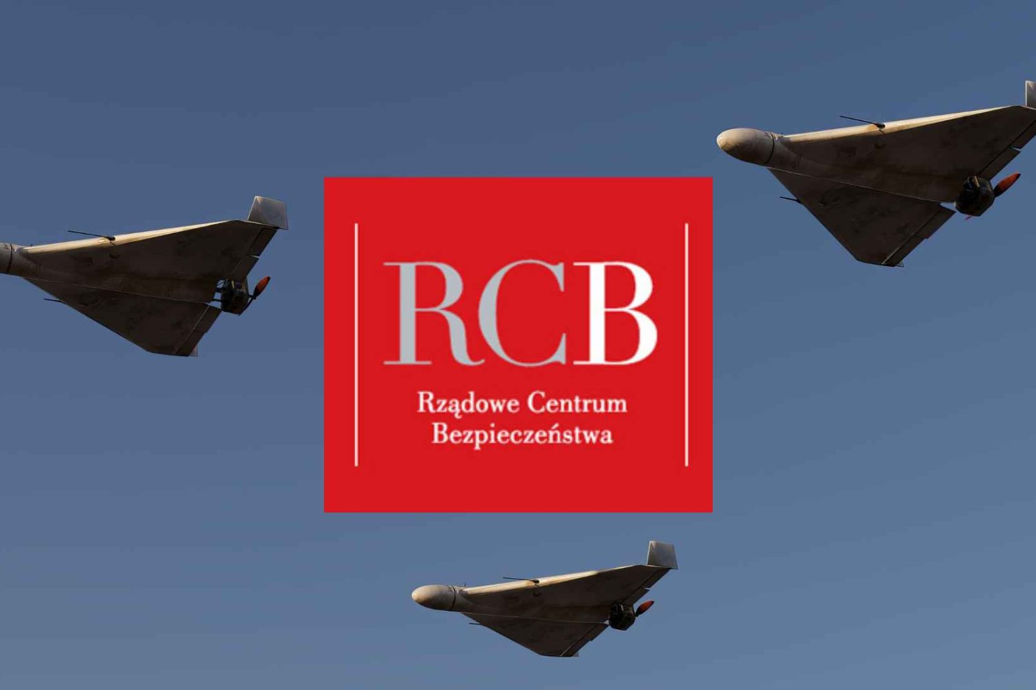 RCB uruchamia kampanię odwoławczą. U niektórych atak Rosji jeszcze się nie zaczął drony rosyjskie trzy, na środku logo RCB