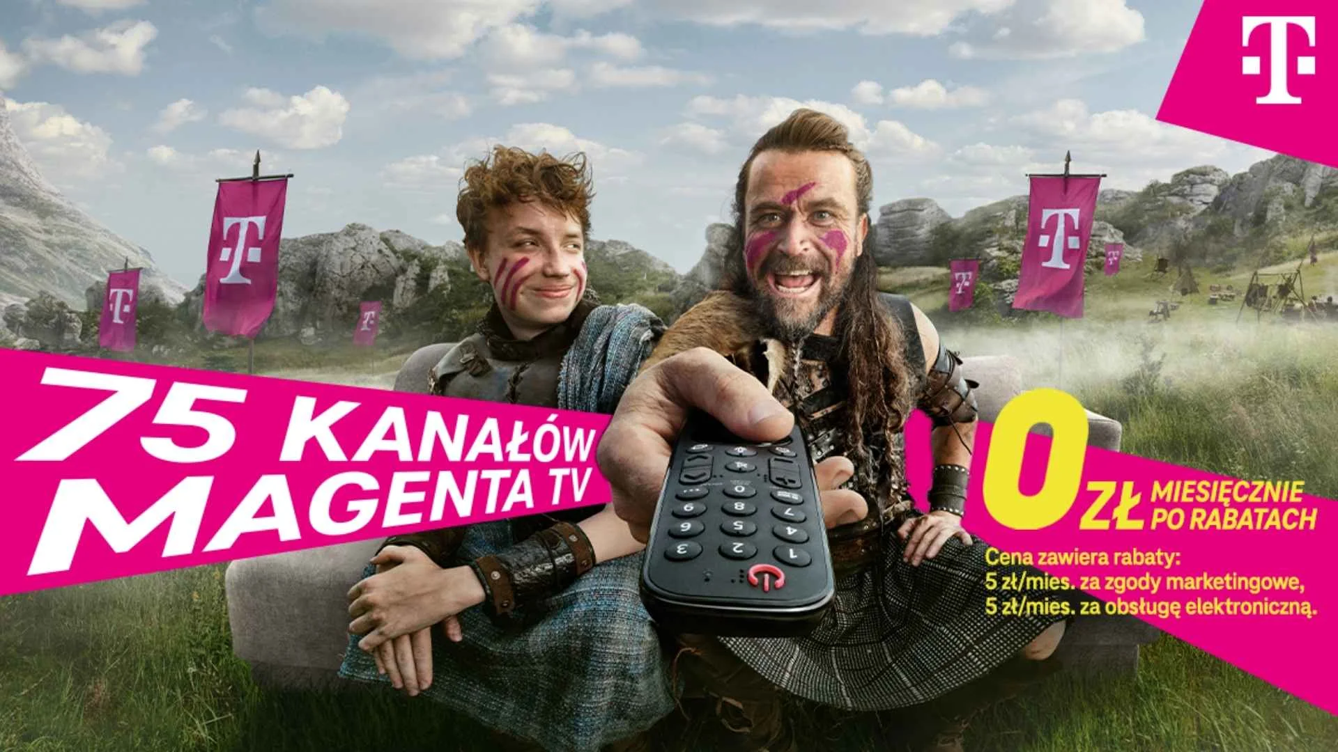 Magenta TV oferuje 75 kanałów za 0 zł