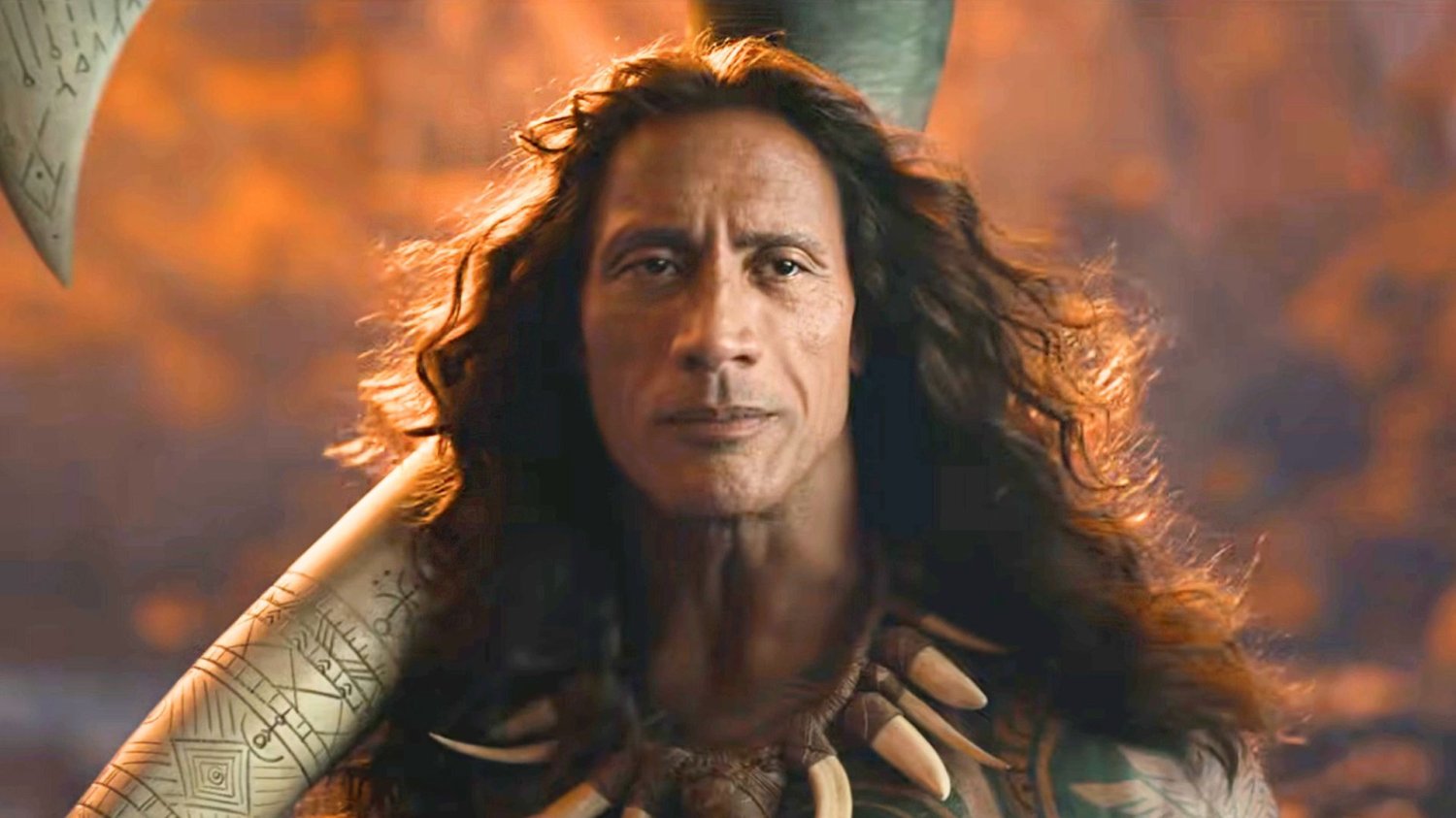 Dwayne Johnson jako Maui w Vaianie