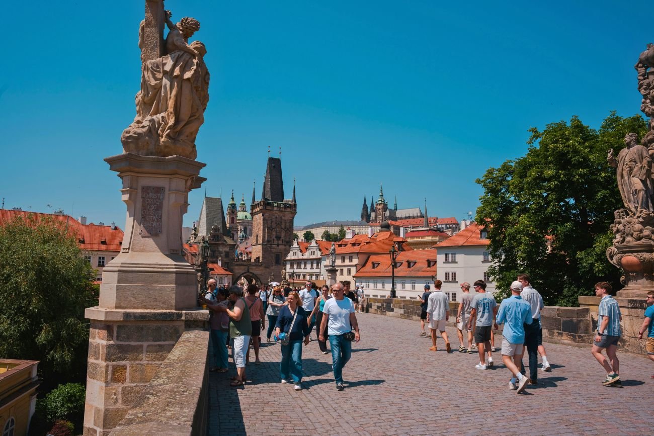 Turyści w Pradze
