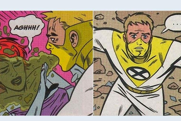 Zeitgeist, bohater którego superzdolnością jest... wymiotowanie