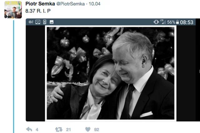 Wpadka Semki na Twitterze.