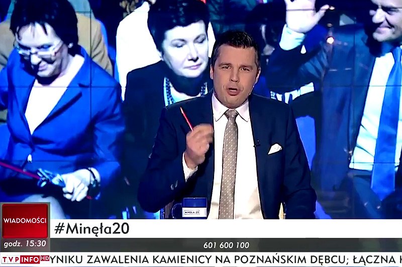 Michał Rachoń widząc kłopoty wizerunkowe PiS spowodowane nagrodami, przypuścił wściekły szturm na Platformę Obywatelską.