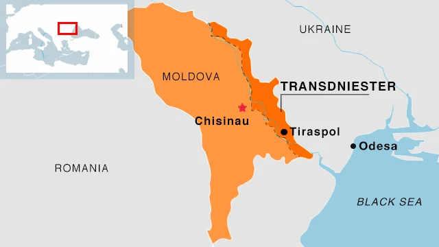 Mapa Mołdawii
