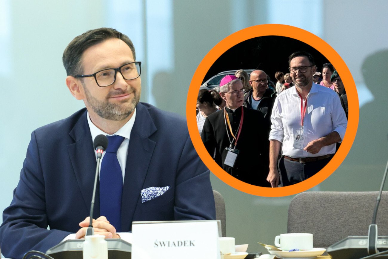 Obajtek stanął na czele pielgrzymki na Jasną Górę. Uwagę od razu przykuły jego... buty Daniel Obajtek pielgrzymuje na Jasną Górę? Zwrócono uwagę na jego buty