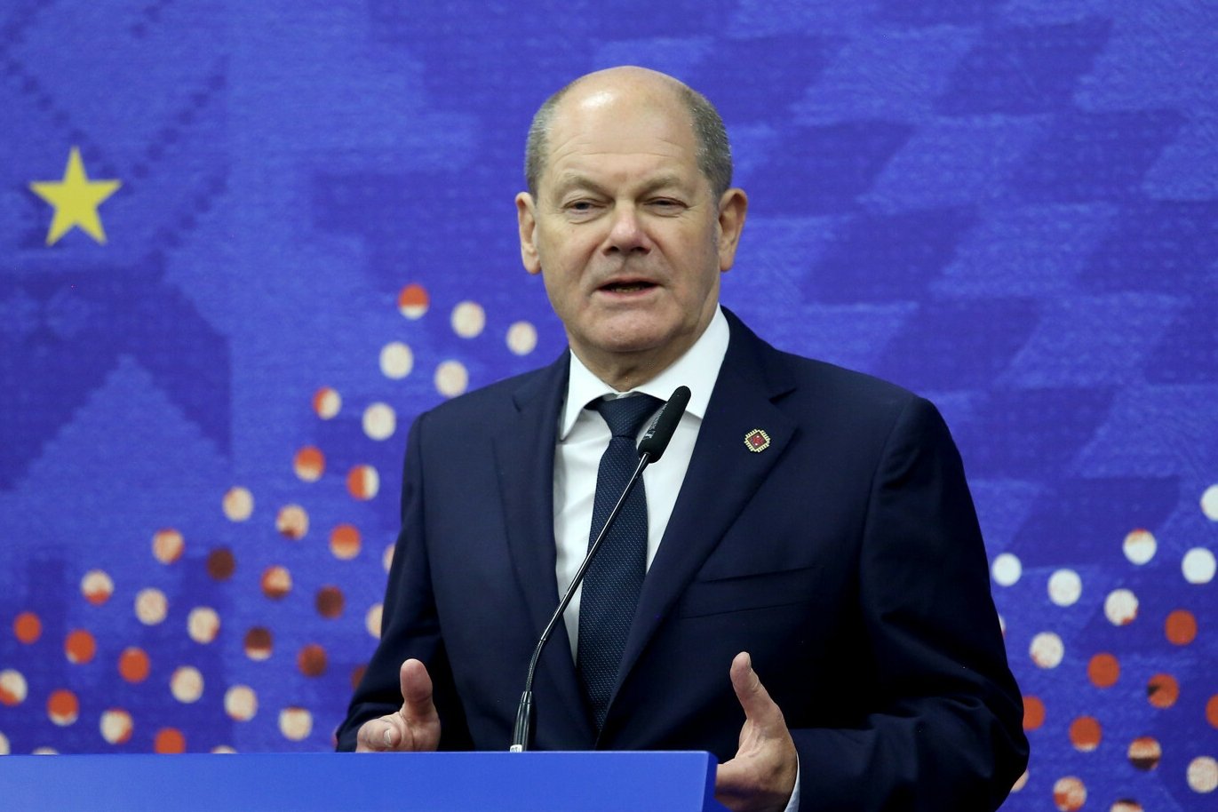 Kanclerz Niemiec Olaf Scholz.