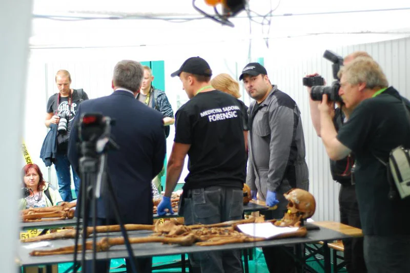 Materiał DNA pobiera się na miejscu, dopiero potem do akcji wkraczają antropolodzy