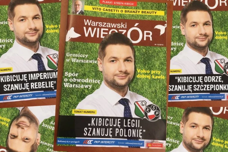 Takw wygląda okładka Warszawskiego Wieczoru, na której wystąpił Patryk Jaki.