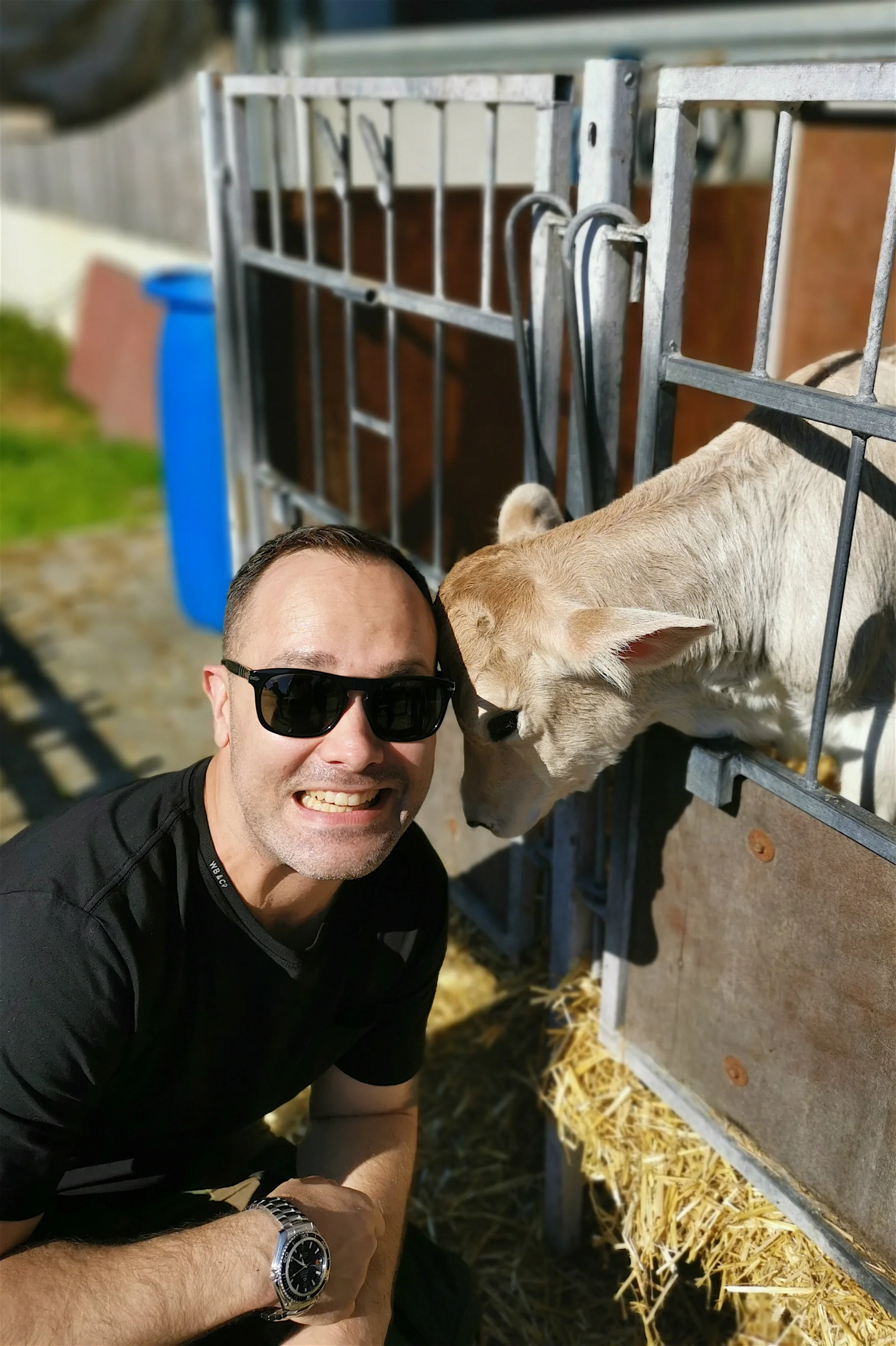 Wspólne foto z młodą Mućką, tzn. Lućką
