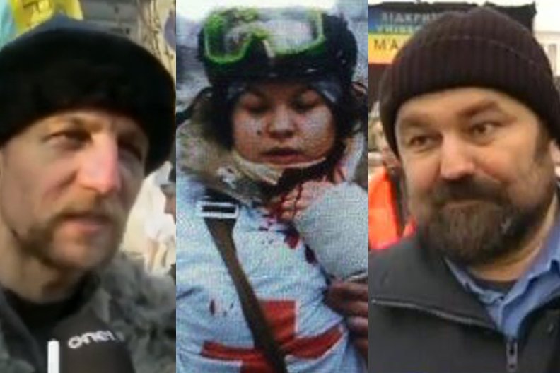 Bohaterowie Majdanu - skatowany kozak Michaił Hawryluk, 21-letnia Olesya Zhukovka, motorniczy z metra