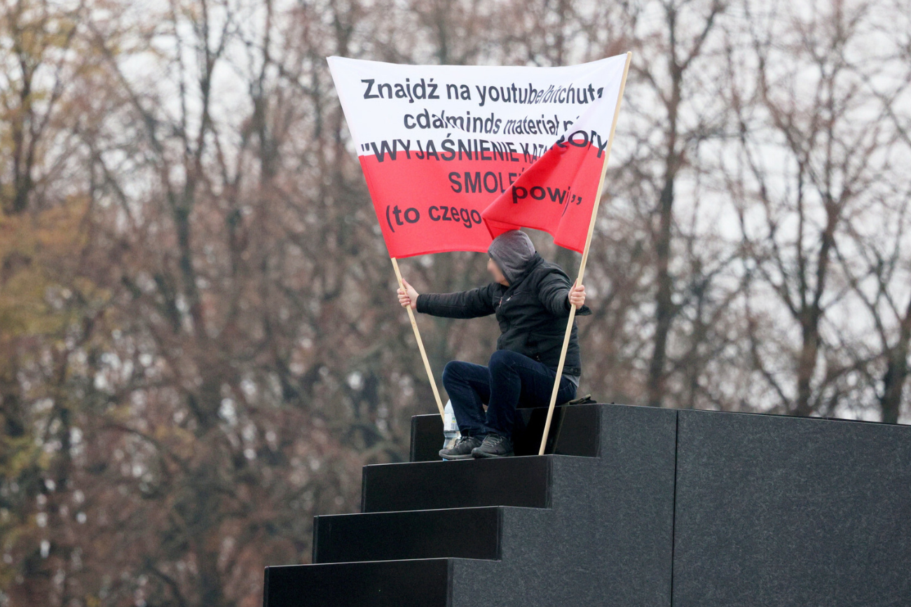 Krzysztof B. pomnik smoleński