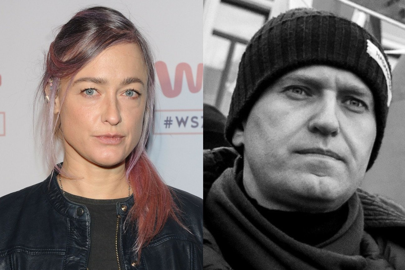 Matylda Damięcka w nowej grafice nawiązała do śmierci Nawalnego.