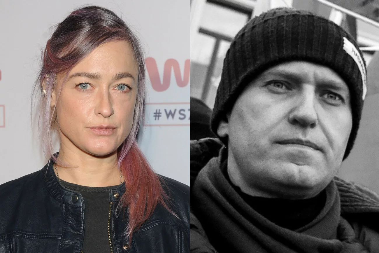 Matylda Damięcka w nowej grafice nawiązała do śmierci Nawalnego.
