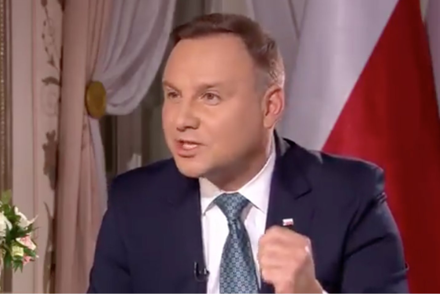Andrzej Duda nerwowo zareagował na pytania Bogdana Rymanowskiego o przestrzeganie konstytucji i Trybunał Stanu.
