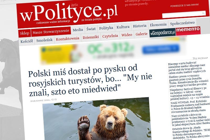 Czy historia "my nie znali, szto eto miedwied" jest na pewno wciąż aktualna?