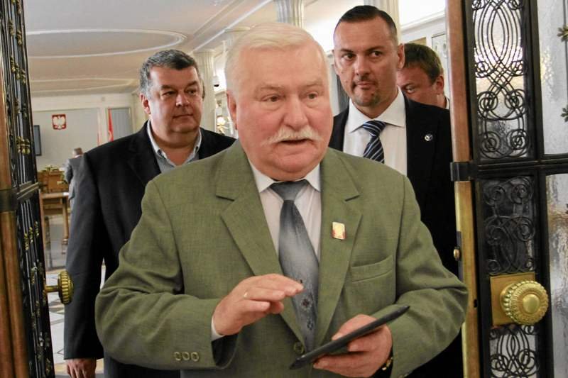 Były prezydent Lech Wałęsa.