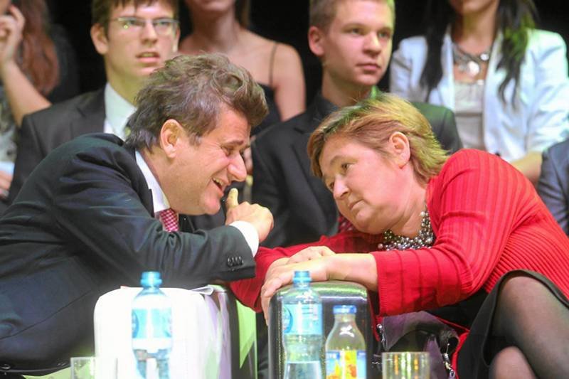 Janusz Palikot i Magdalena Środa