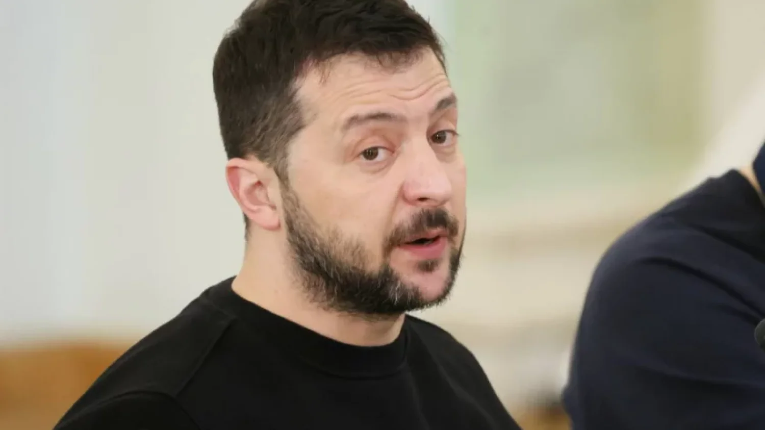 Zełenski zaskoczył dziennikarzy podczas konferencji prasowej.