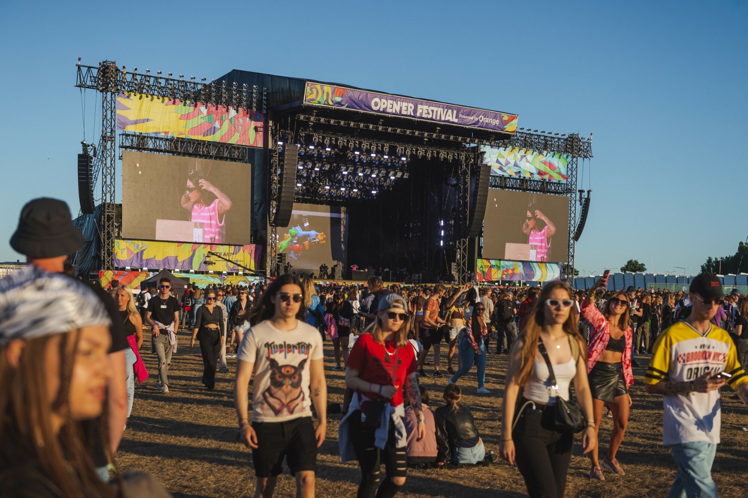 open'er festiwal 2023 wjazd mapa protest objazd