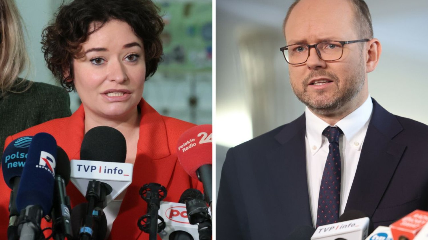 Ostra kłótnia polityków ws. wolnej wigilii. "W wielu polskich domach tak to może wyglądać" Anna Maria Żukowska i Marcin Przydacz