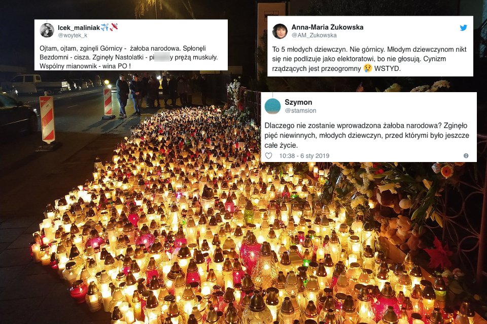 Mieszkańcy Koszalina od piątku zapalają znicze przy miejscu tragedii