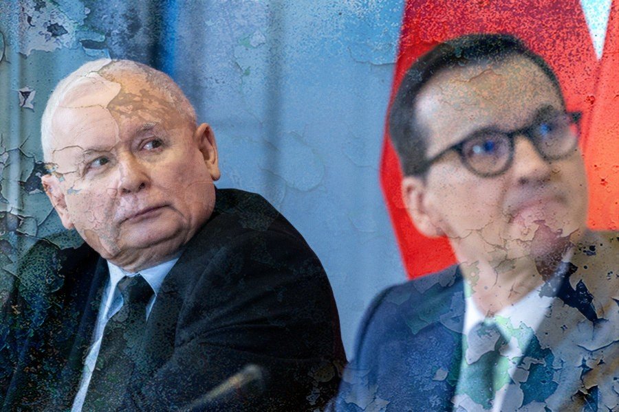 Jarosław Kaczyński i Mateusz Morawiecki – prezes PiS i były premier rządu Zjednoczonej Prawicy.