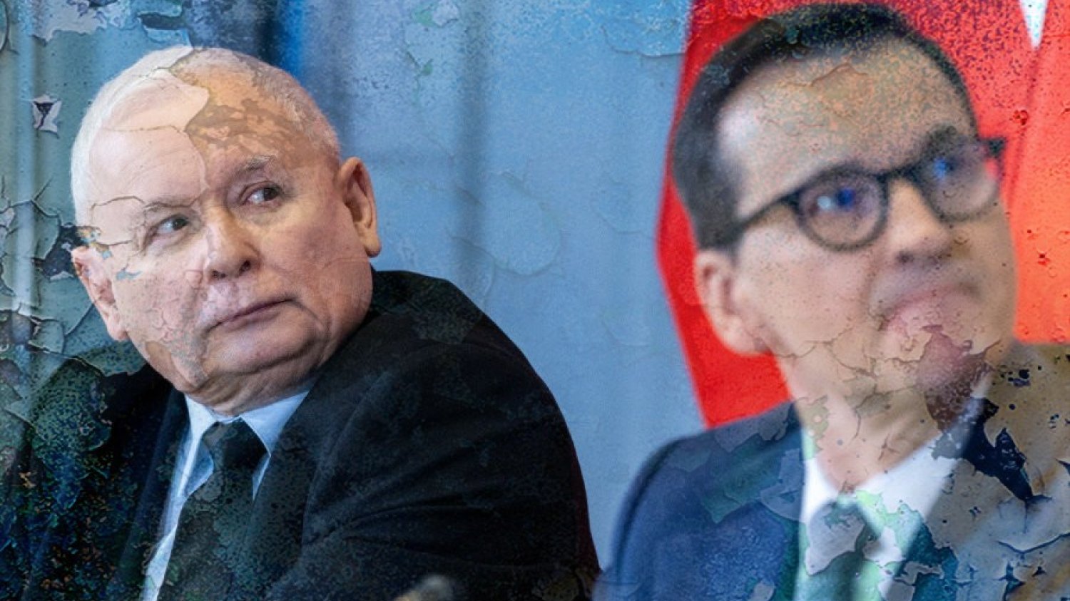 Jarosław Kaczyński i Mateusz Morawiecki – prezes PiS i były premier rządu Zjednoczonej Prawicy.